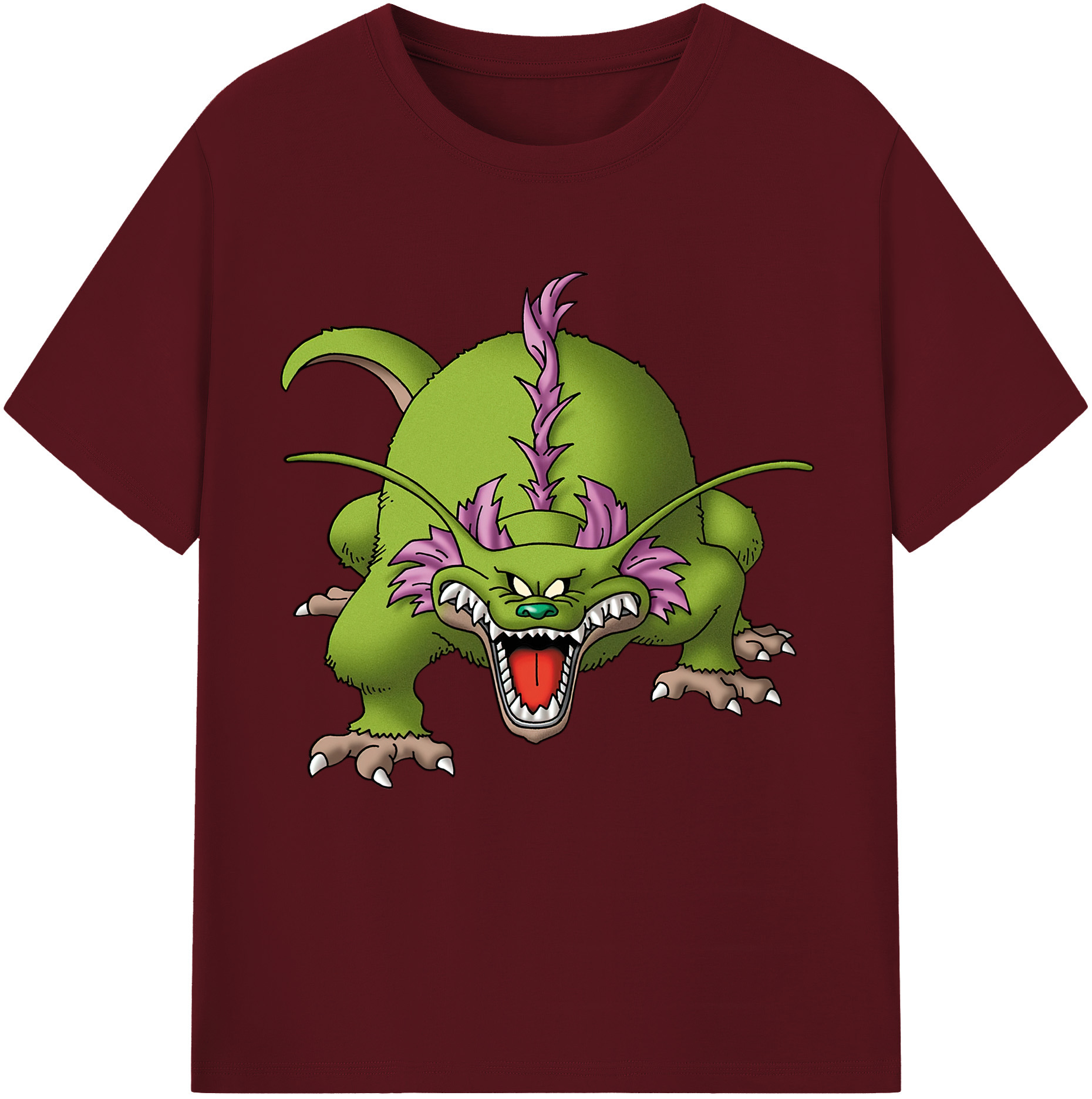 （画像用） ドラゴンクエスト Doragon Kuesuto Dragon Quest 綿100％半袖Tシャツ（フロントプリント）
